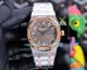 Copy Audemars Piguet Royal Oak watch Black Dial Rose Gold Bezel 2-Tone Rose Gold Strap 41mm (7)_th.jpg